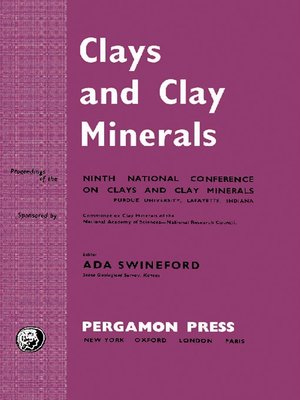 cover image of Clays and Clay Minerals - Proceedings of the Ninth National Conference on Clays and Clay Minerals